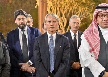 Roberto Mancini può essere esonerato da CT dell'Arabia Saudita (Foto ANSA)