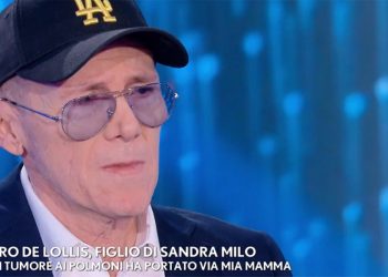 Ciro De Lollis a Verissimo, screenshot tv 2 febbraio 2024