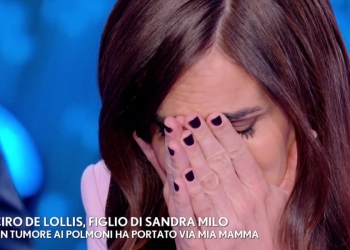 Silvia Toffanin a Verissimo (foto screenshot tv 3 febbraio 2024)