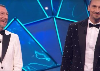 Amadeus e Zlatan a Sanremo 2024