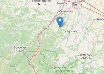 Il terremoto di oggi a Langhirano, in provincia di Parma (Ingv)