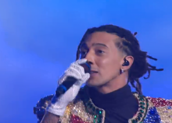 Ghali Sanremo 2024 (screen da TV)