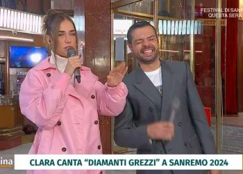 Clara a Uno Mattina