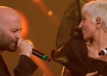 Giuliano Sangiorgi dei Negramaro e Malika Ayane a Sanremo 2024