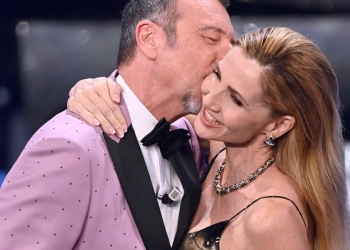 Amadeus e Lorella Cuccarini (Foto: Ansa)