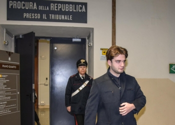 Leonardo Apache La Russa jr in tribunale