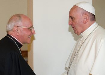 Filoni con Papa Francesco