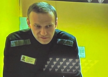 Aleksej Navalny in carcere (Ansa)