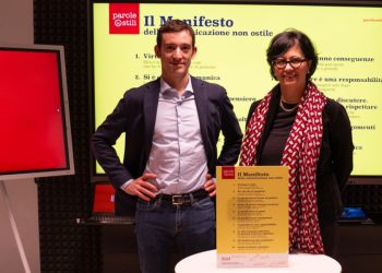 Benedetto Levi, amministratore delegato di Iliad, e Rosy Russo, Presidente di Parole O_Stili