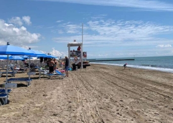 Una spiaggia di Jesolo (Ansa)