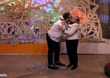 Carla, mamma di Stefano Miele al Grande Fratello 2023 (screen da TV)