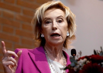 Letizia Moratti all'evento "Forza Italia. La casa dei riformisti" a Rho (Foto: 2024, ANSA/MOURAD BALTI TOUATI)