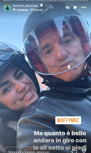 Lorenzo Amoruso insieme alla nuova fidanzata Afarin Mirzaei (Foto: Instagram)