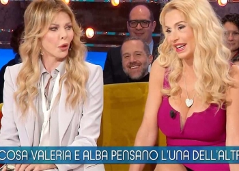 Alba Parietti e Valeria Marini a Da noi a ruota libera 2024