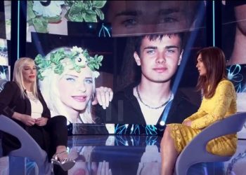 Ilona Staller e il figlio Ludwig Koons (Verissimo)