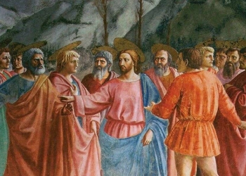 Masaccio, Il pagamento del tributo (1425, particolare)