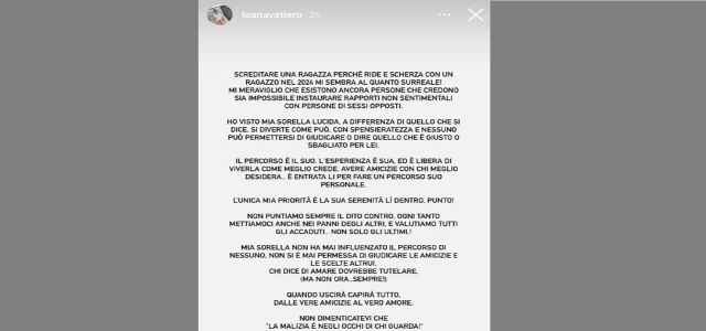 lo sfogo di loana vatiero