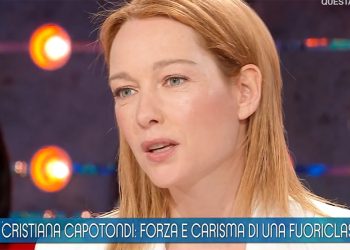 Cristiana Capotondi a Da noi a ruota libera 2024