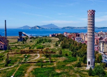 L'area dell'ex Italsider di Bagnoli (Ansa)