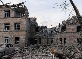 A Selydove, nel Donetsk, febbraio 2024 (Ansa)