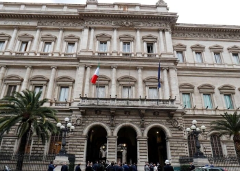 Palazzo Koch, sede della Banca d'Italia (Ansa)