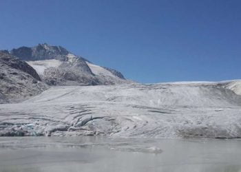 Il ghiacciaio dell'Adamello (Foto di Roberto Ranzi)