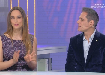 Clizia Fornasier e Attilio Fontana a Uno Mattina in Famiglia