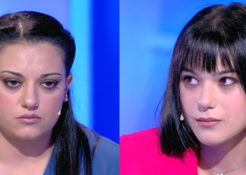 Jessica e Corinne a C'è posta per te 2024 (screen da TV)