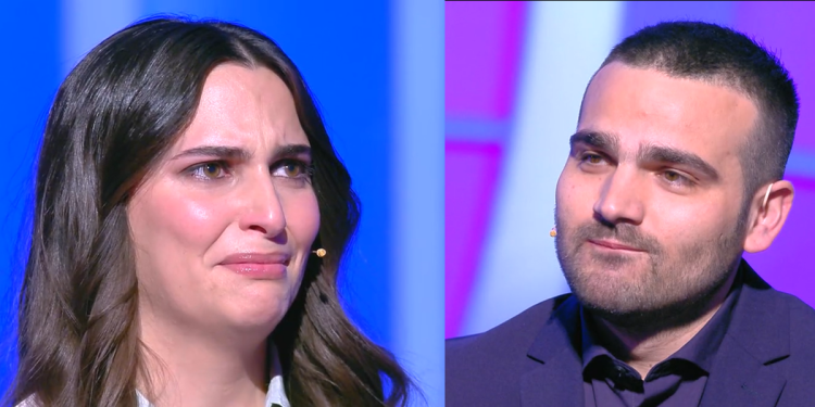 Sara e Paolo a C'è posta per te 2024 (screen da TV)