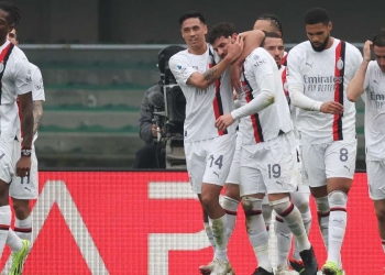 Gol Theo in Verona Milan Serie A