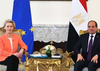 Von der Leyen e Al Sisi in Egitto