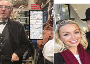 Kevin Spacy e Mercedesz Henger (foto da Novella 2000)