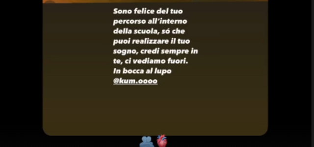 Kumo ed Emanuel Lo messaggio Instagram 2024