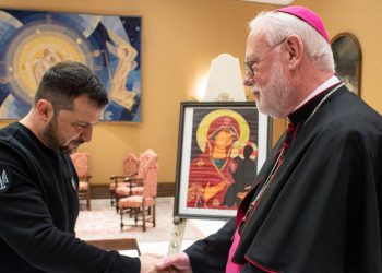 Gallagher con Zelensky