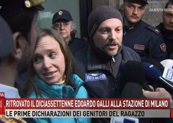 I genitori di Edoardo Galli a Storie Italiane