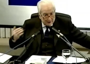 Francesco Cossiga, ex Presidente della Repubblica al Convegno CdO