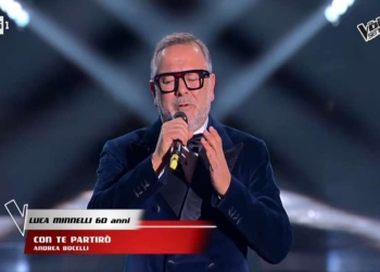 Luca Minnelli a The Voice Senior