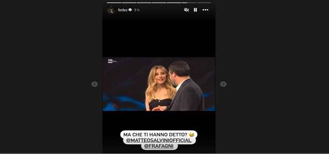 salvini fuori onda belve fedez