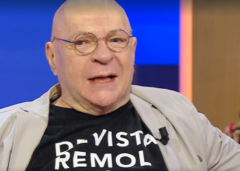 Mauro Coruzzi a Rai Uno (screen da TV)