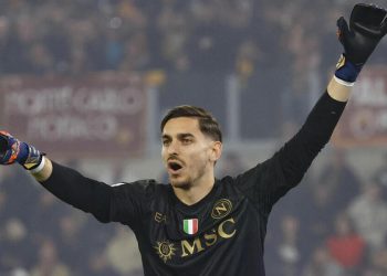 Alex Meret, portiere del Napoli (Foto ANSA)