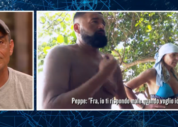 Francesco Benigno e Peppe Di Napoli Isola dei Famosi 2024 (screen da TV)