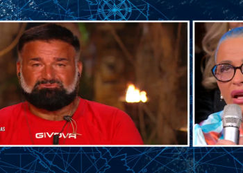 Peppe di Napoli moglie Brunella Isola dei Famosi 2024 (screen da TV)