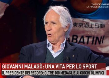 Giovanni Malagò a Storie Italiane