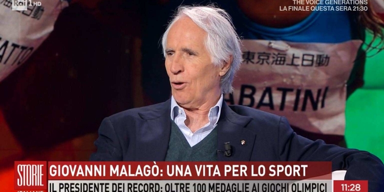 Giovanni Malagò a Storie Italiane