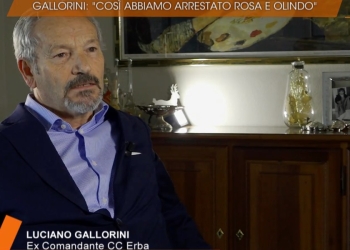 Luciano Gallorini, ex comandante dei carabinieri di Erba (screen da Quarto Grado)