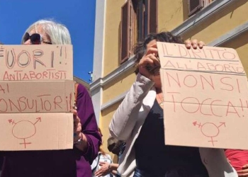 Le proteste contro l'emendamento di FdI (Ansa)