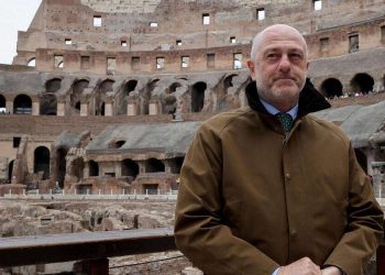 Angelo Binaghi, presidente della Federtennis (Foto ANSA)
