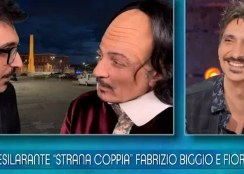 Fabrizio Biggio e Fiorello a Da noi a ruota libera 2024