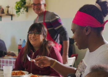 La mensa Caritas di San Ferdinando (RC)