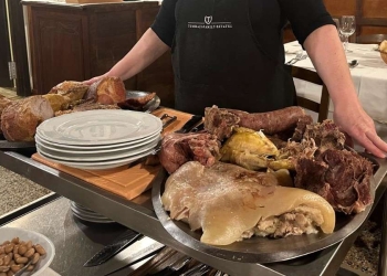 Il carrello di bolliti e arrosti del ristorante Ciccarelli